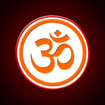 Om Yoga Led Neon Sign For Wellness Space Rgb Color