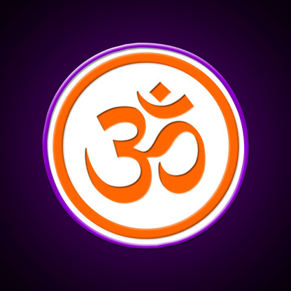 Om Yoga Led Neon Sign For Wellness Space Rgb Color - Shineneon