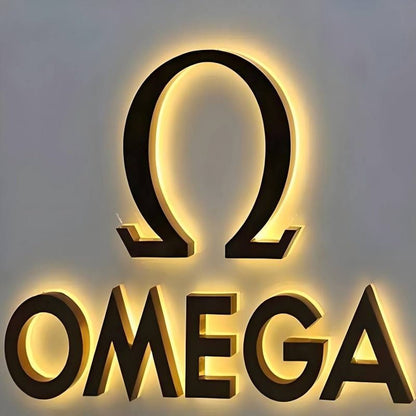 Omega 3D Backlit Channel Letters Led Light Sign - Shineneon