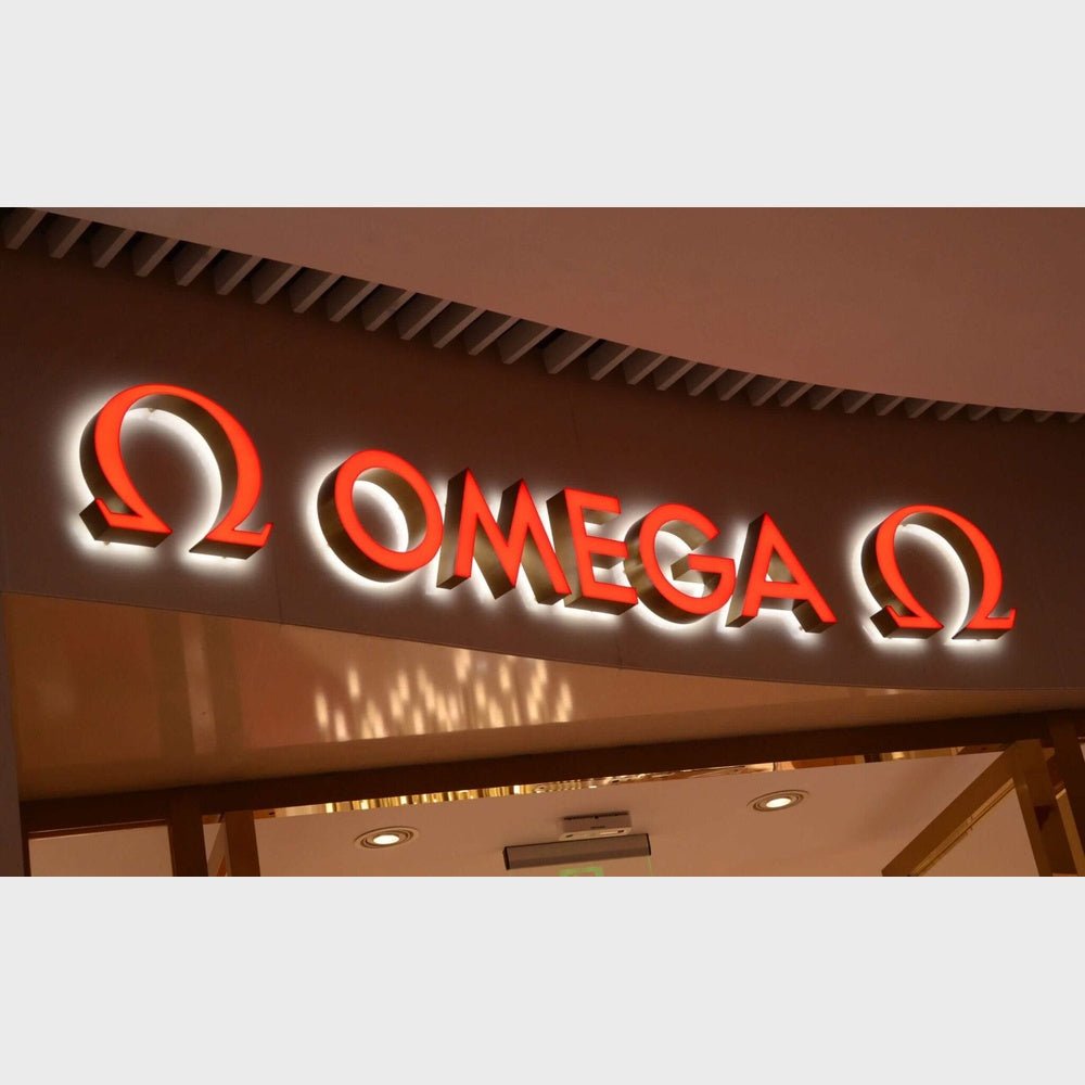 Omega 3D Frontlit And Backlit Channel Letter Led Light Sign - Shineneon