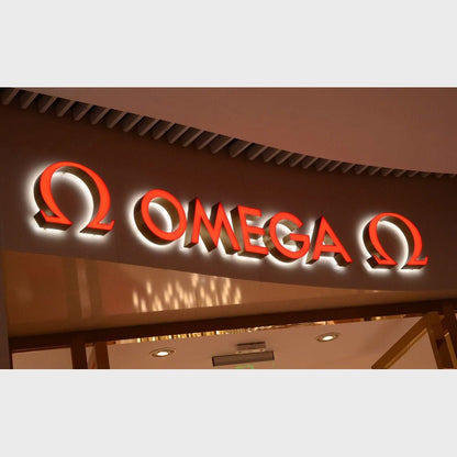 Omega 3D Frontlit And Backlit Channel Letter Led Light Sign - Shineneon