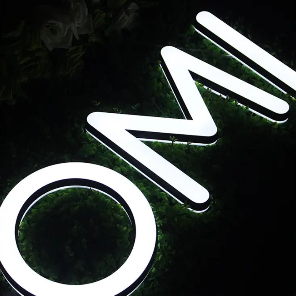 Omi 3D Frontlit And Backlit Channel Letter Led Light Sign - Shineneon