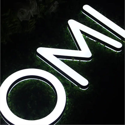 Omi 3D Frontlit And Backlit Channel Letter Led Light Sign - Shineneon