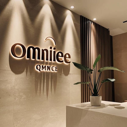 Omniiee Qumce 3D Backlit Channel Letters Led Light Sign - Shineneon