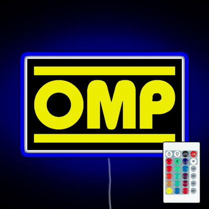 Omp Logo Rgb Led Neon Sign Pop Wall Art