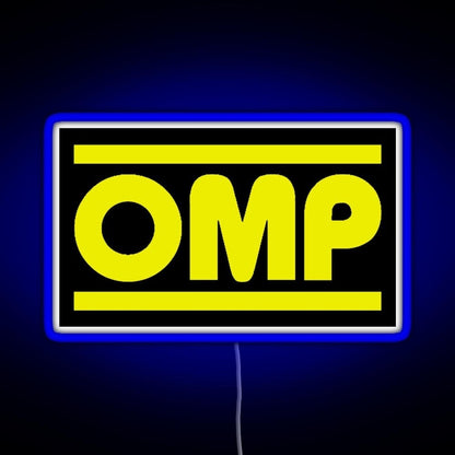 Omp Logo Rgb Led Neon Sign Pop Wall Art - Shineneon