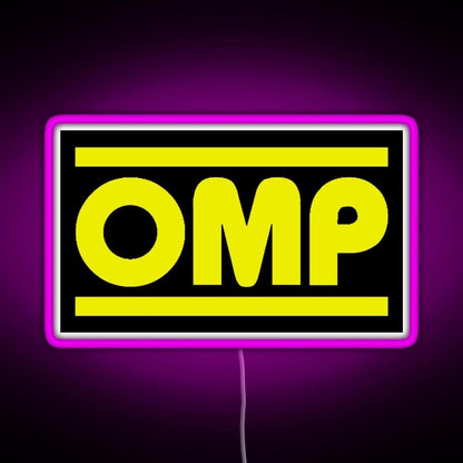 Omp Logo Rgb Led Neon Sign Pop Wall Art - Shineneon