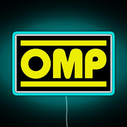 Omp Logo Rgb Led Neon Sign Pop Wall Art - Shineneon