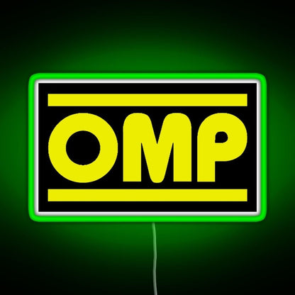 Omp Logo Rgb Led Neon Sign Pop Wall Art - Shineneon