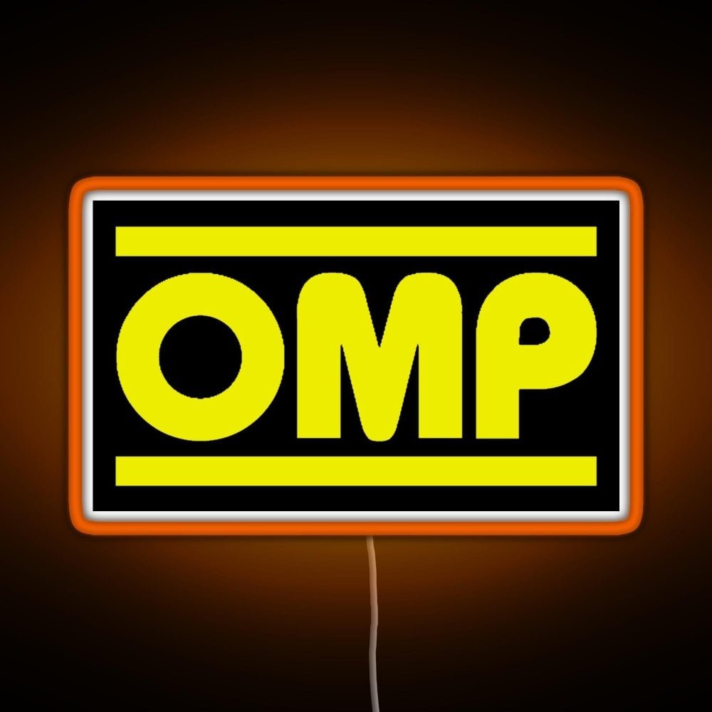 Omp Logo Rgb Led Neon Sign Pop Wall Art - Shineneon