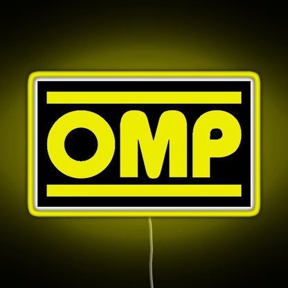 Omp Logo Rgb Led Neon Sign Pop Wall Art - Shineneon