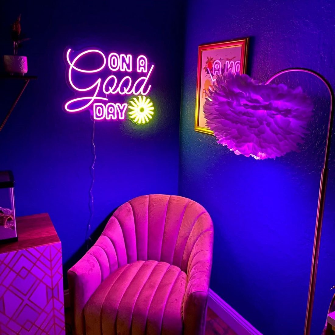 On A Good Day Led Sign Business Neon Sign - Shineneon
