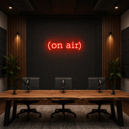 On Air Business Wall Art LED Neon Sign Garage Man Cave Neon Sign size image