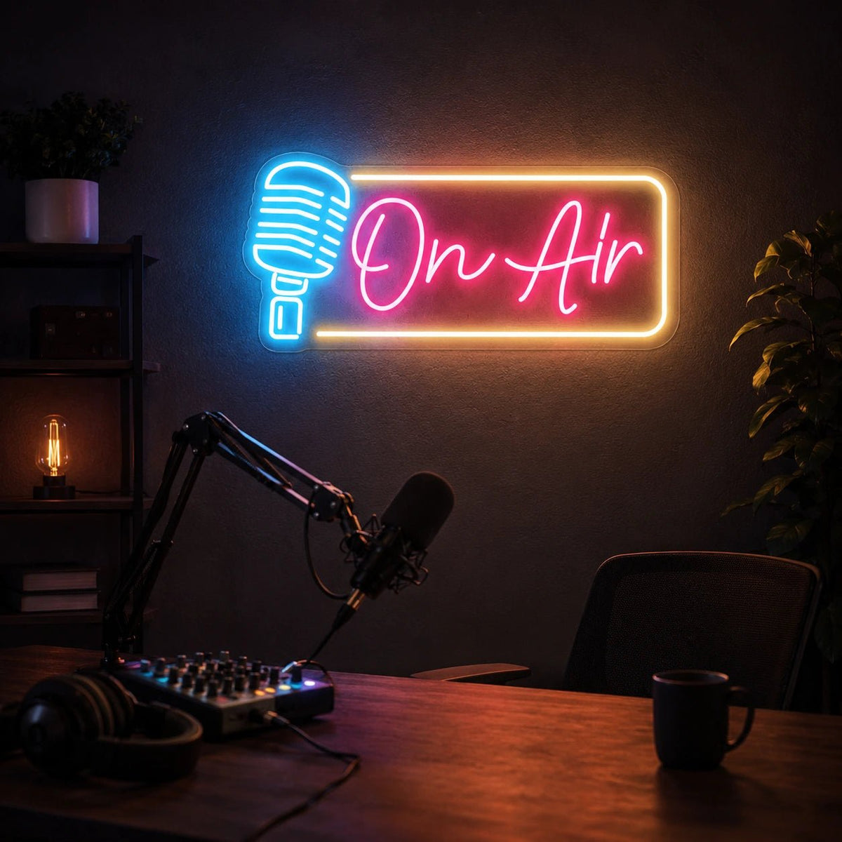 On Air Microphone LED Neon Sign - Shineneon