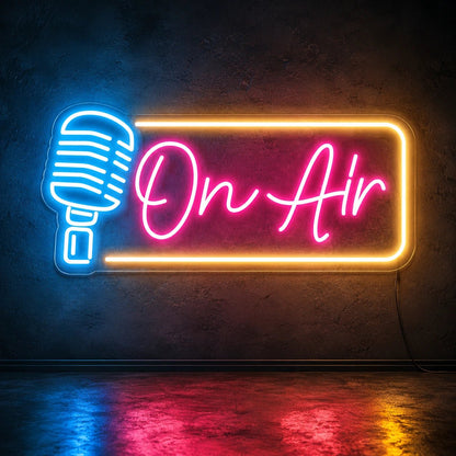 On Air Microphone LED Neon Sign - Shineneon