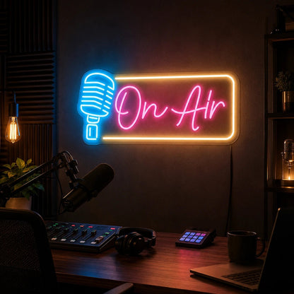 On Air Microphone LED Neon Sign - Shineneon