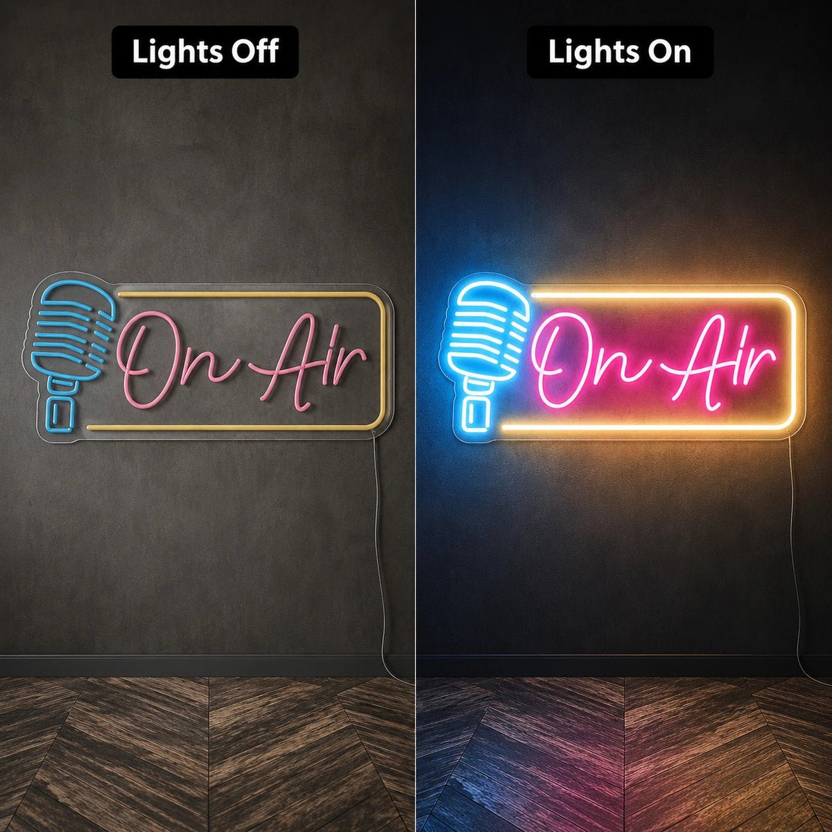 On Air Microphone LED Neon Sign - Shineneon