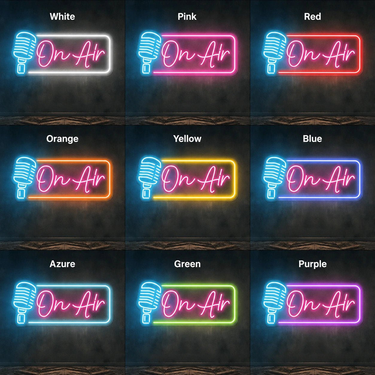 On Air Microphone LED Neon Sign - Shineneon