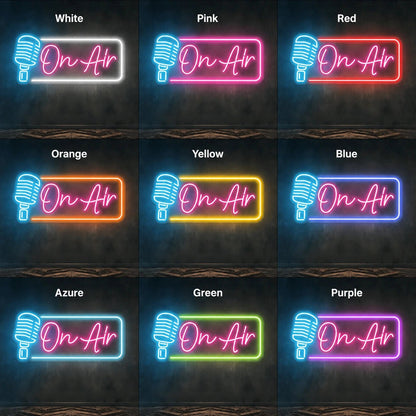 On Air Microphone LED Neon Sign - Shineneon