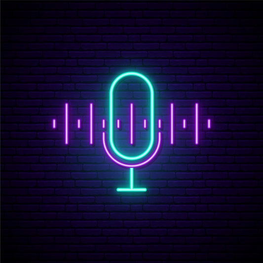 On Air Microphone Podcast Led Sign Business Neon Sign