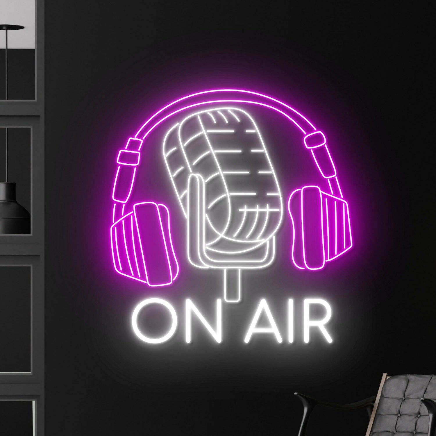 On Air Podcast Led Neon Sign Light Man Cave Game Room Sign | Shineneon