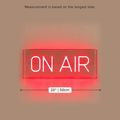 On Air Red Acrylic LED Neon Sign - Shineneon