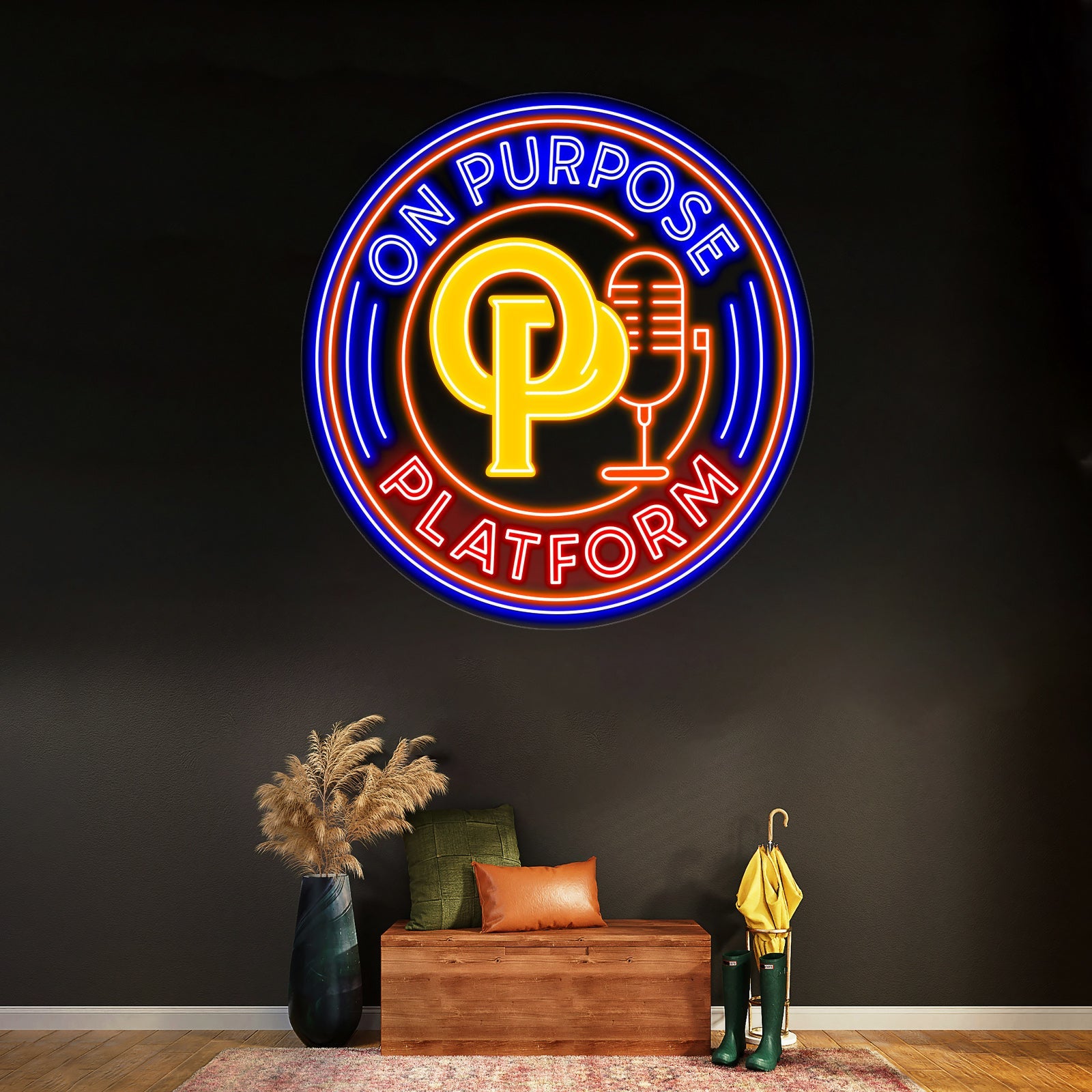 ON PURPOSE Custom Neon Sign - Shineneon