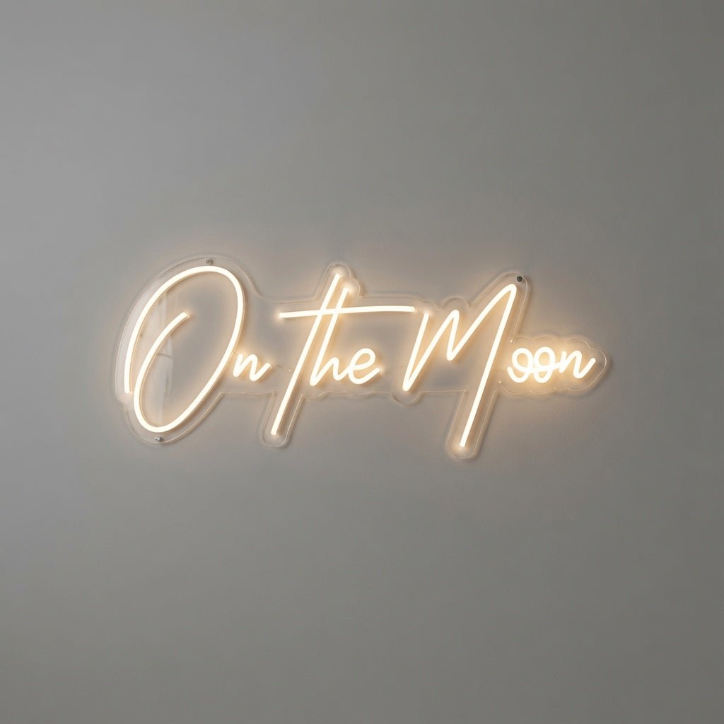 On The Moon LED Neon Sign Home Wall Art - Shineneon