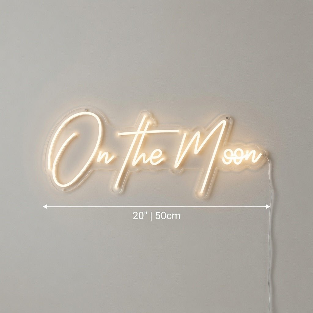 On The Moon LED Neon Sign Home Wall Art - Shineneon