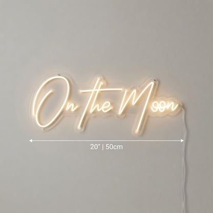 On The Moon LED Neon Sign Home Wall Art - Shineneon