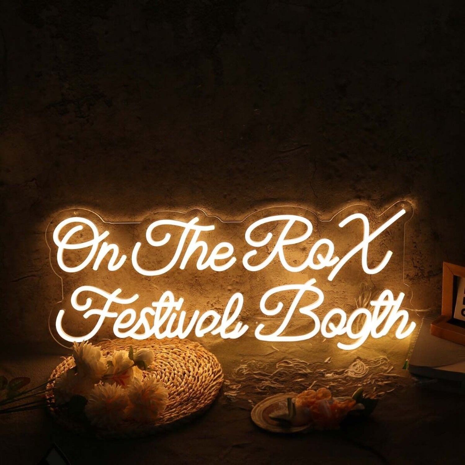 On The Rox Festival Booth Yellow Led Neon Sign - Shineneon