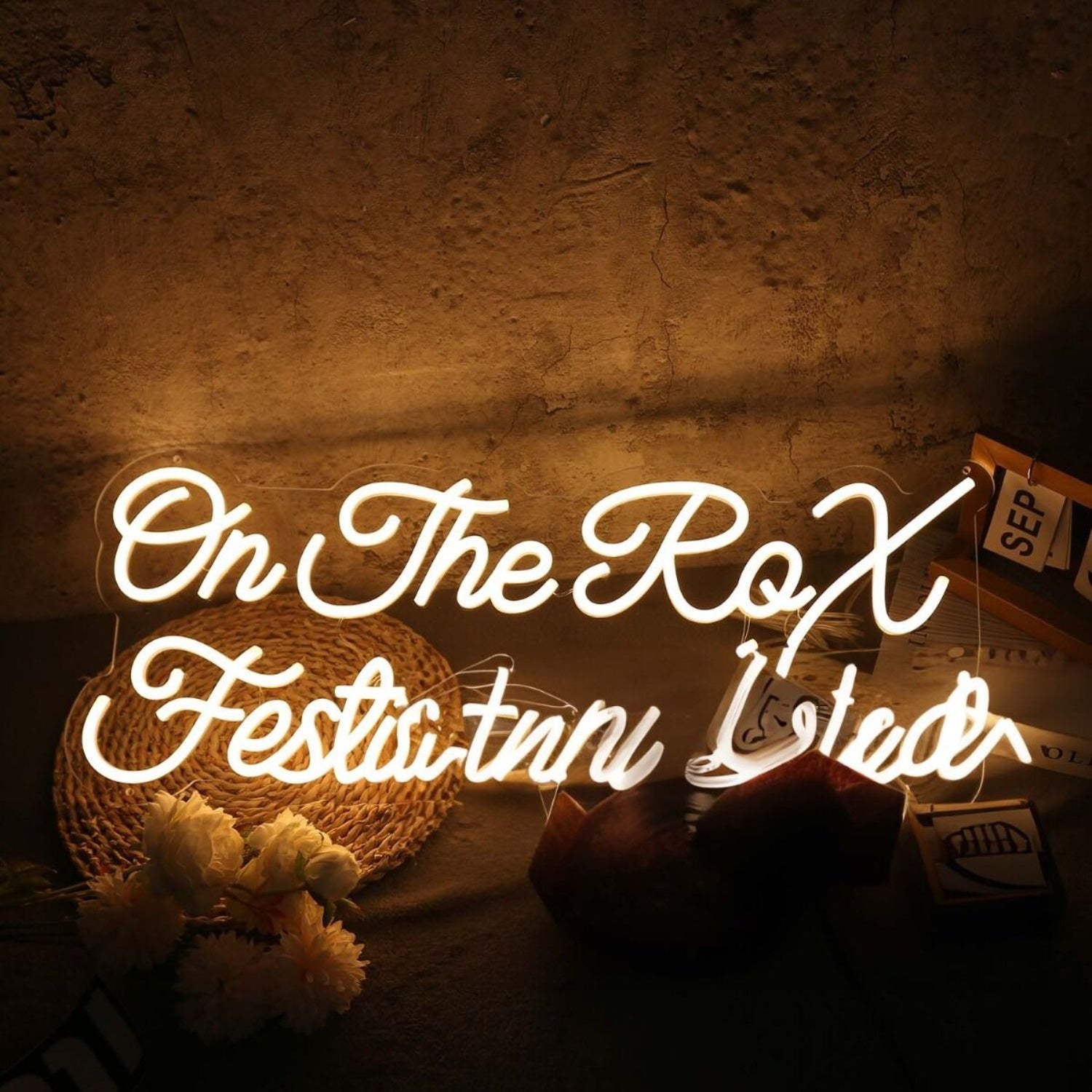 On The Rox Festival Booth Yellow Led Neon Sign - Shineneon