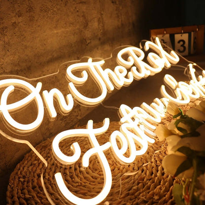 On The Rox Festival Booth Yellow Led Neon Sign - Shineneon