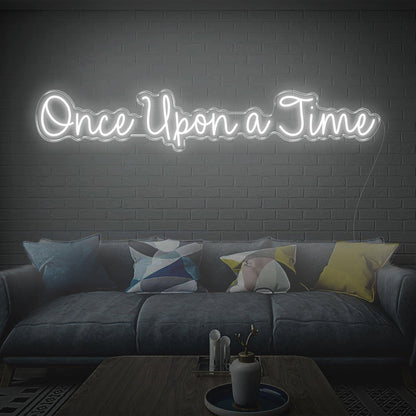 Once Upon A Time Red Led Neon Sign For Cozy Home Decor | Shineneon