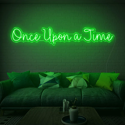 Once Upon A Time Red Led Neon Sign For Cozy Home Decor | Shineneon