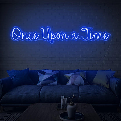 Once Upon A Time Red Led Neon Sign For Cozy Home Decor | Shineneon