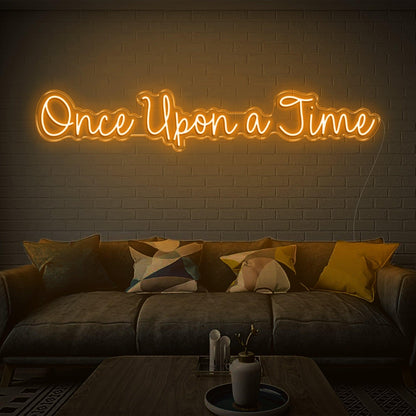 Once Upon A Time Red Led Neon Sign For Cozy Home Decor | Shineneon
