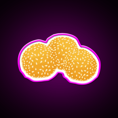 Onde Onde Snack Food Led Neon Sign Rgb Color - Shineneon