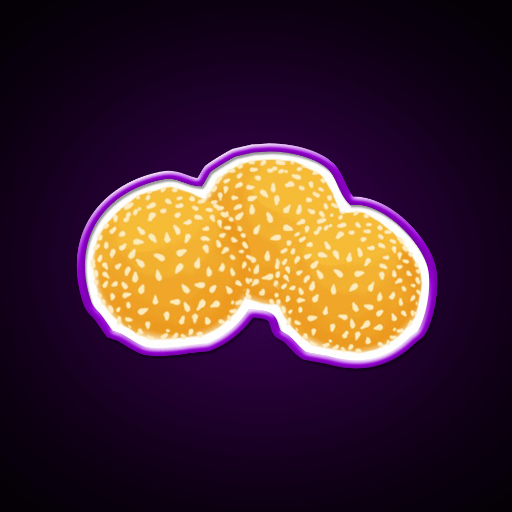 Onde Onde Snack Food Led Neon Sign Rgb Color - Shineneon
