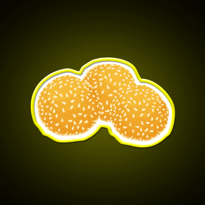 Onde Onde Snack Food Led Neon Sign Rgb Color - Shineneon