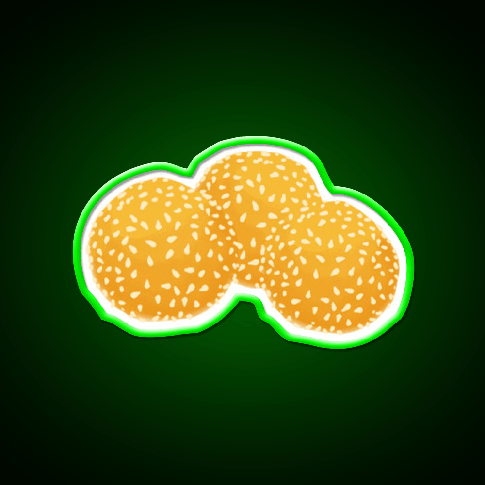 Onde Onde Snack Food Led Neon Sign Rgb Color - Shineneon