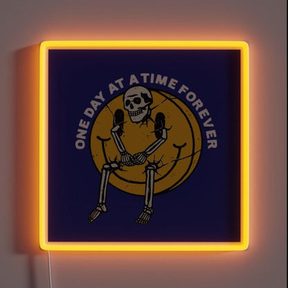 One Day At A Time Forever Aa Na Recovery Rgb Led Neon Sign - Shineneon