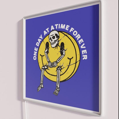 One Day At A Time Forever Aa Na Recovery Rgb Led Neon Sign - Shineneon