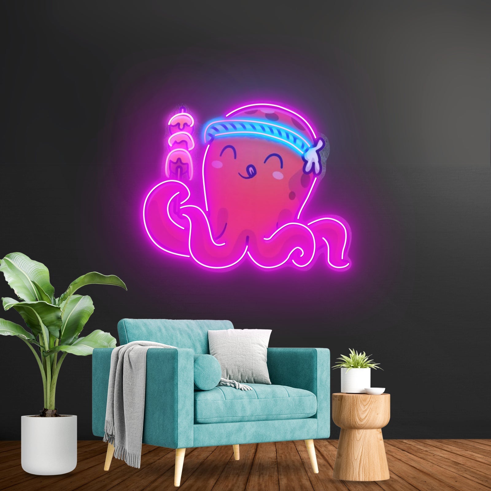 One Day At A Time Multicolor Lettering Artwork Custom Neonsigns - Shineneon