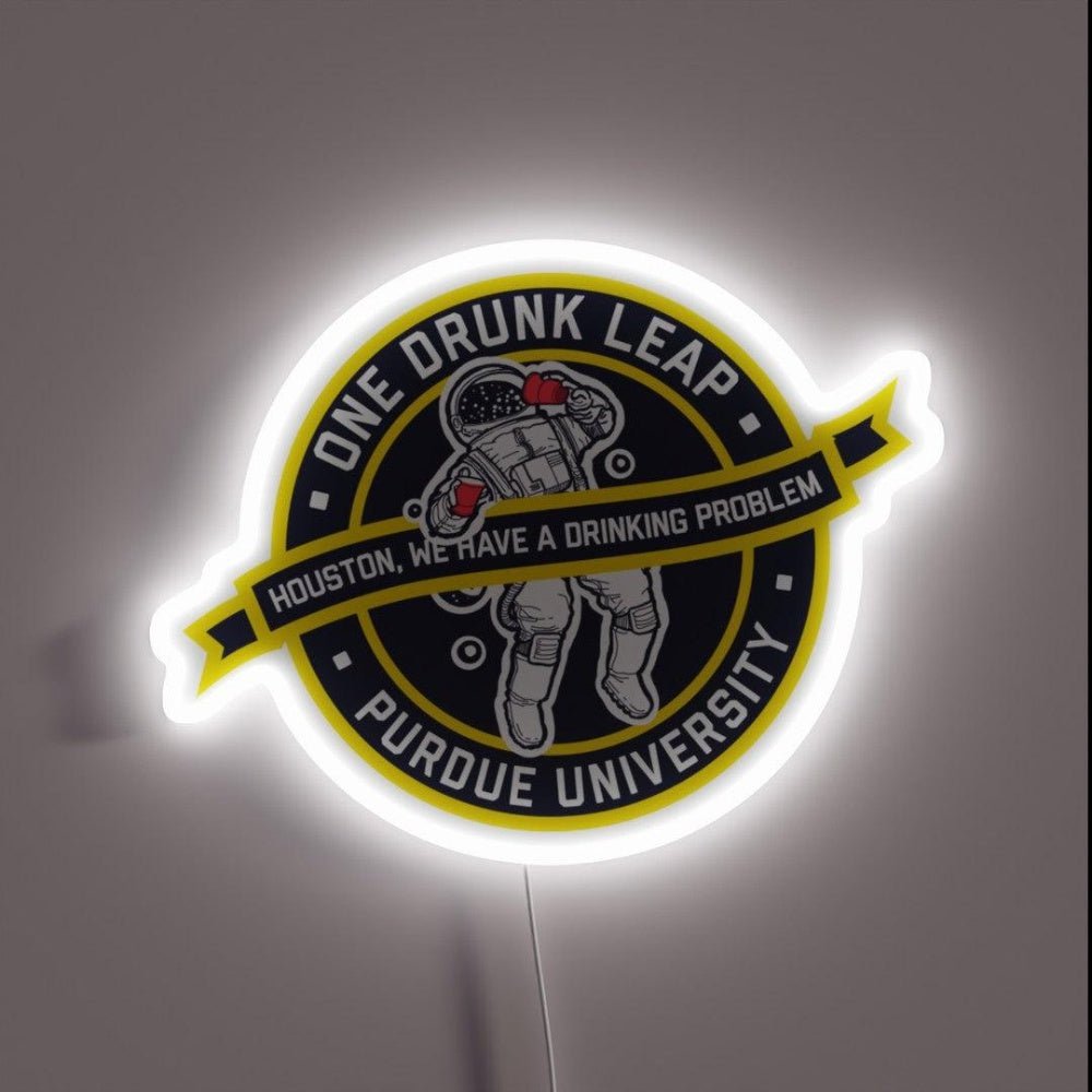 One Drunken Step Rgb Led Neon Sign - Shineneon