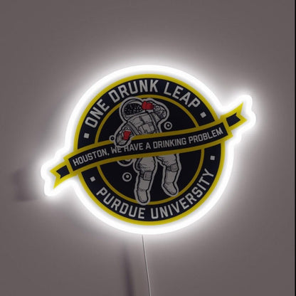One Drunken Step Rgb Led Neon Sign - Shineneon