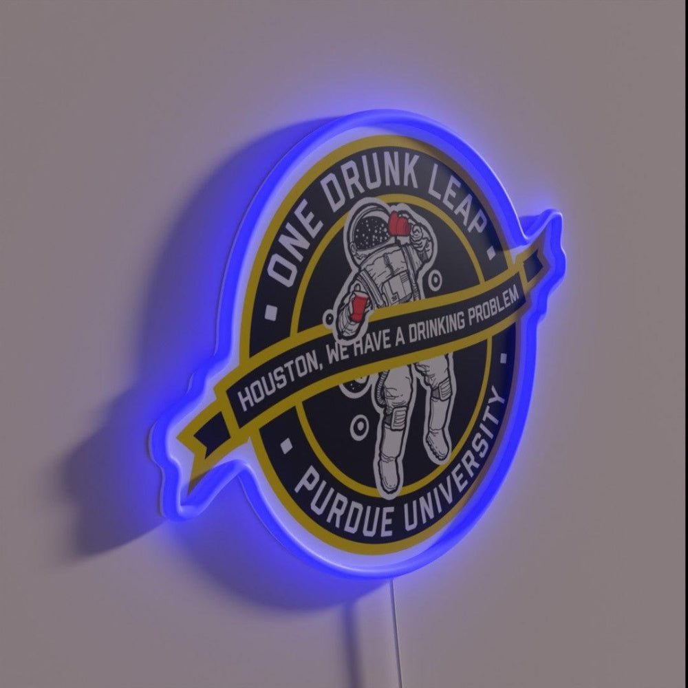 One Drunken Step Rgb Led Neon Sign - Shineneon