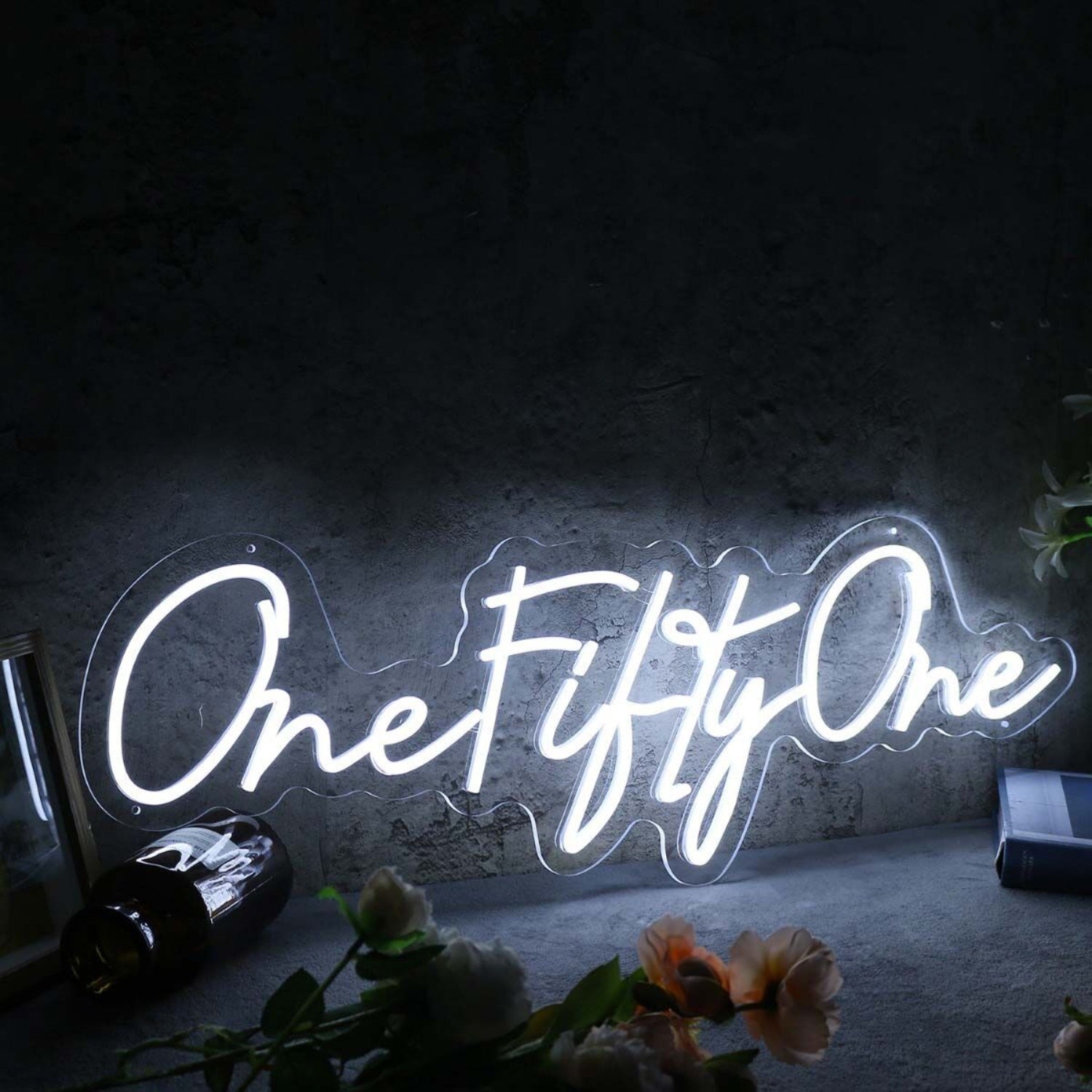 One Fifty One White Led Neon Sign - Shineneon
