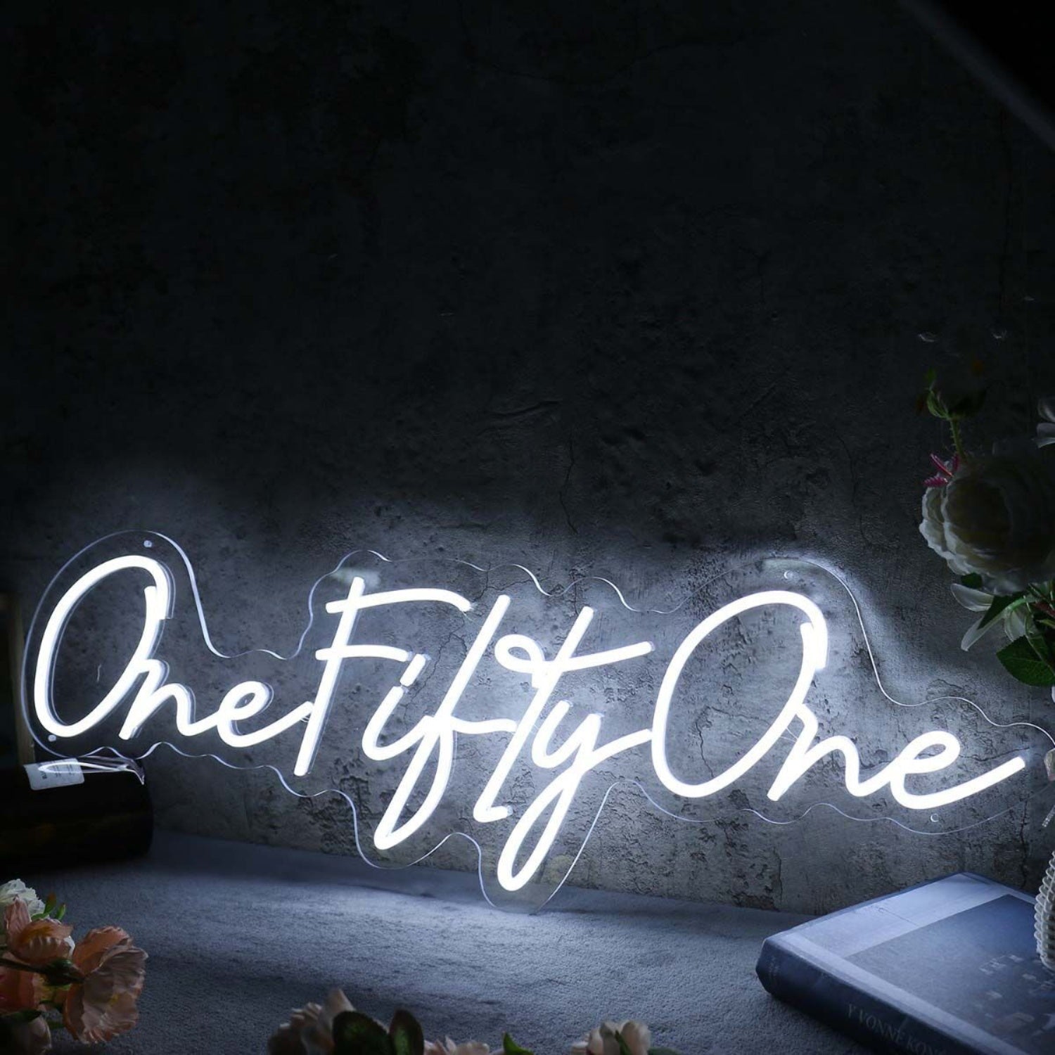 One Fifty One White Led Neon Sign - Shineneon
