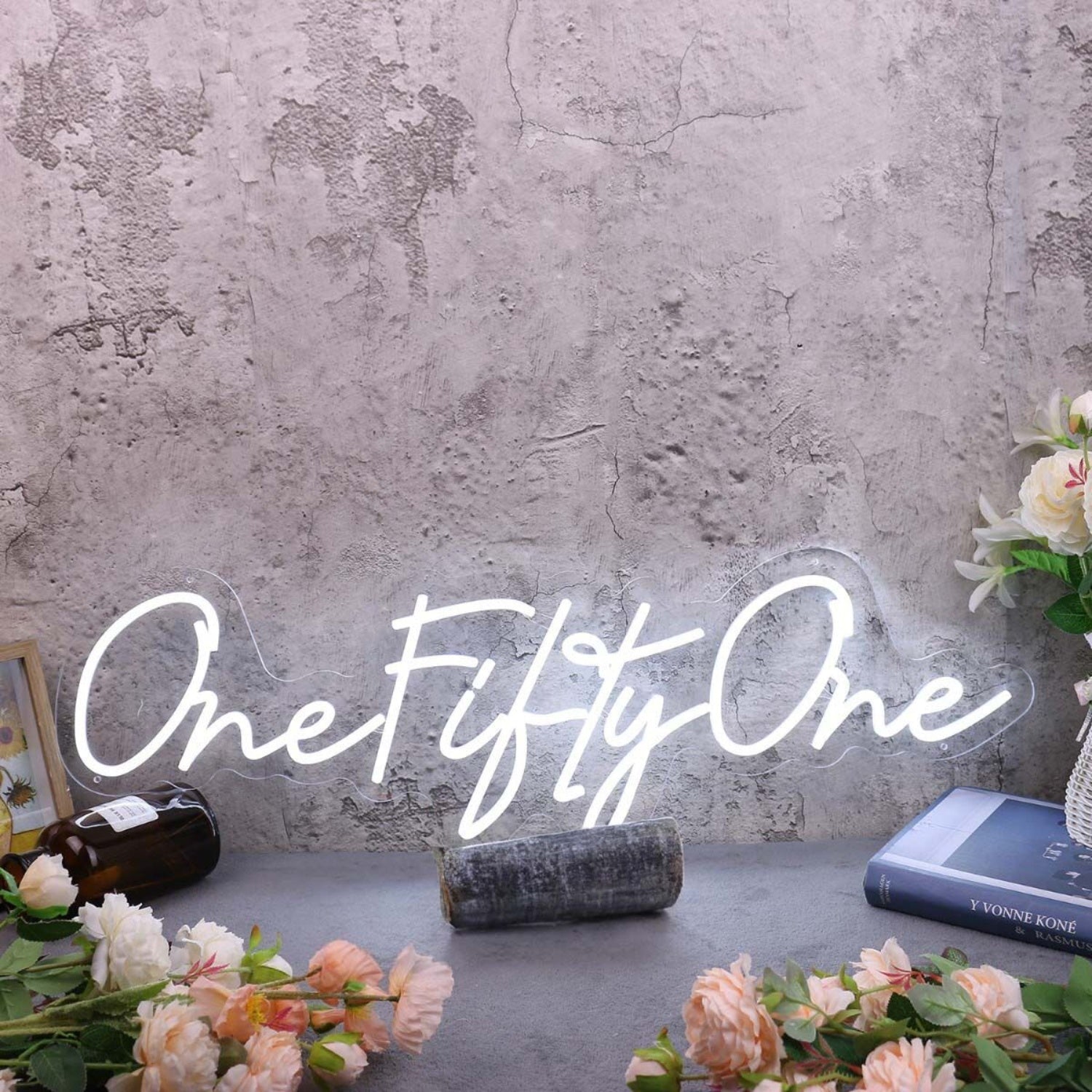 One Fifty One White Led Neon Sign - Shineneon